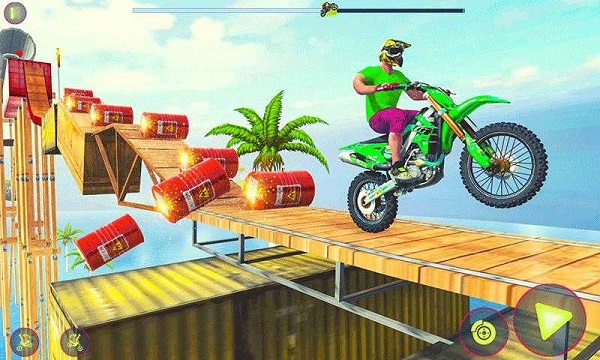 疯狂的自行车赛车特技游戏(Crazy Bike Racing Stunt Game)
