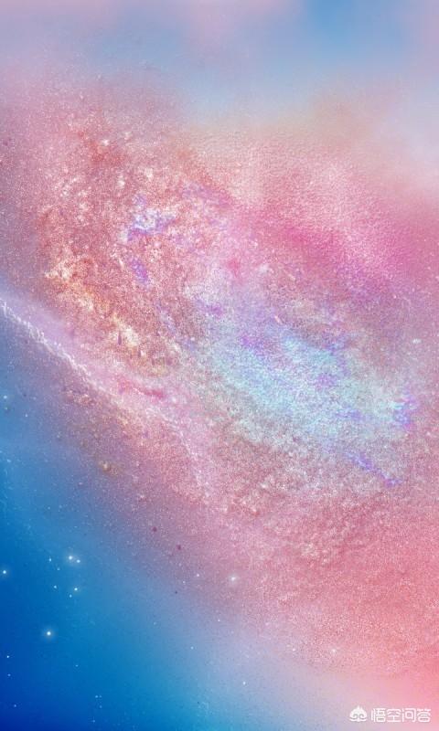 粉色大海星空图片