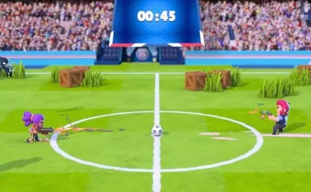 《荒野乱斗》足球模式的玩法有很大潜力，角度射门成为玩家新大陆(图2)